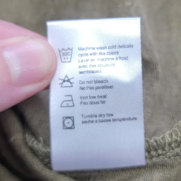 Chaser NWT Sage Green Linen Low Back Tank Top - Picture 6 of 9